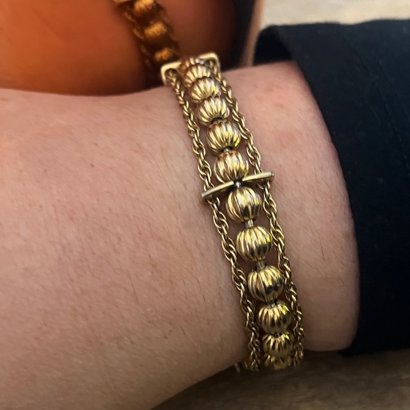 Vintage Brass Bracelet - Picture 2 of 3